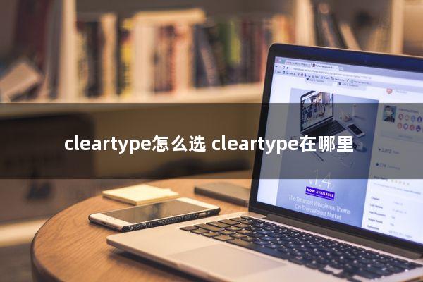 cleartype怎么选(cleartype在哪里)